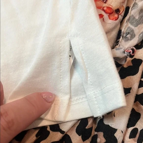 B40 NWT Zara 18 months White and Pink Inspirational T-Shirt - Picture 7 of 8